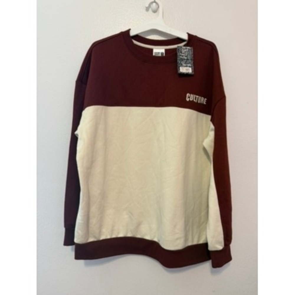 Target Black History Month Culture Sweatshirt Burgundy Cream XXL